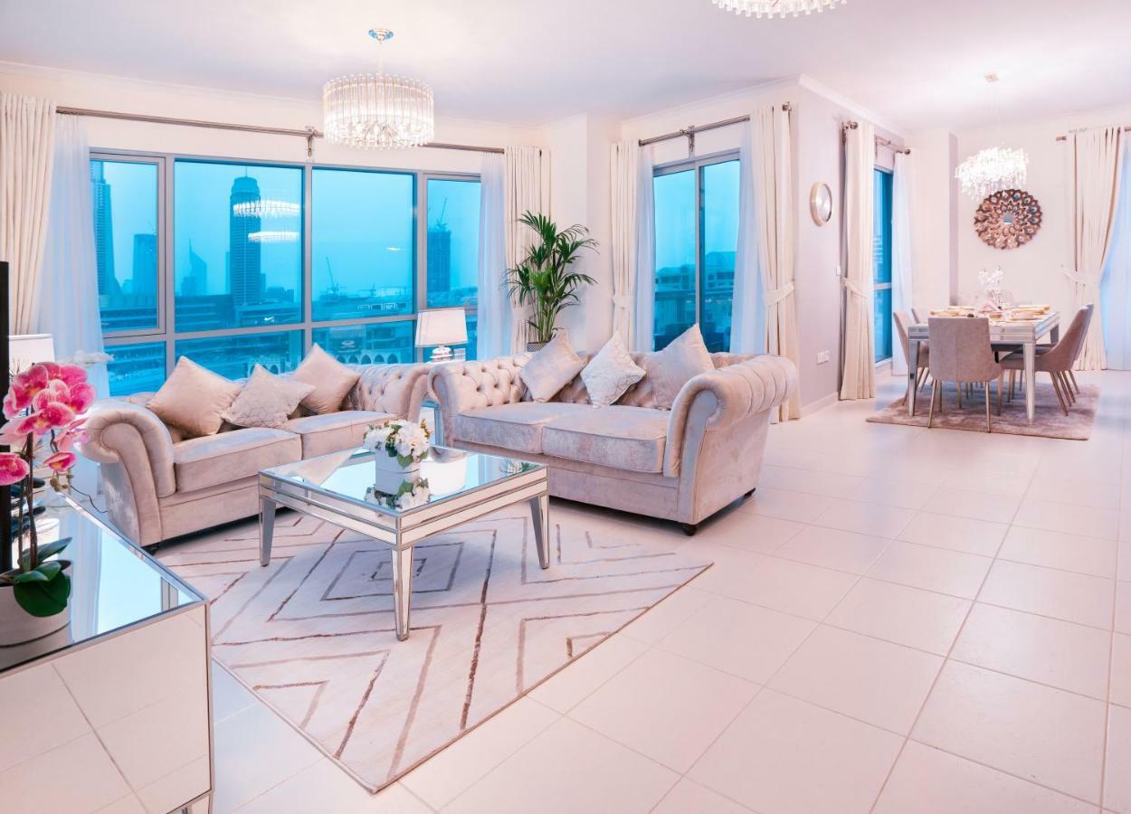 Elite Royal Apartment - Full Burj Khalifa & Fountain View - 2 Bedrooms And 1 Open Bedroom Without Partition 迪拜 外观 照片